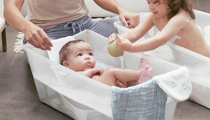 Baignoire bébé pliable sur pieds Stokke Flexi Bath